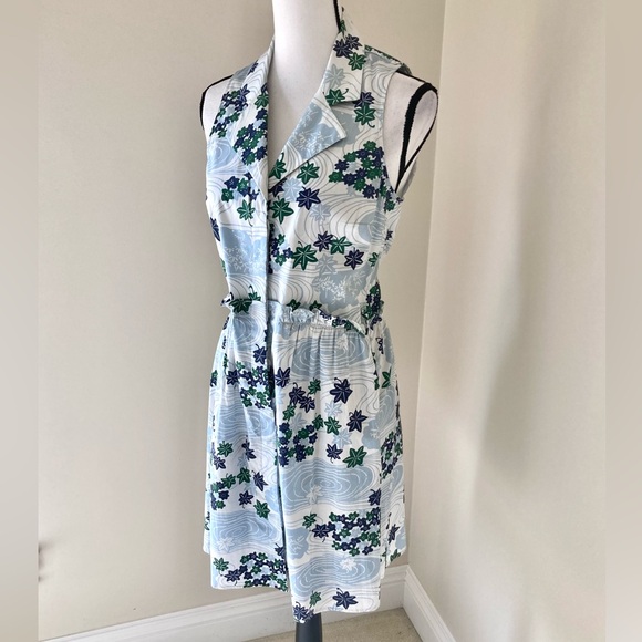 Tuckernuck Provence Breeze Sleeveless Royal Shirt Dress Size S - Picture 4 of 10